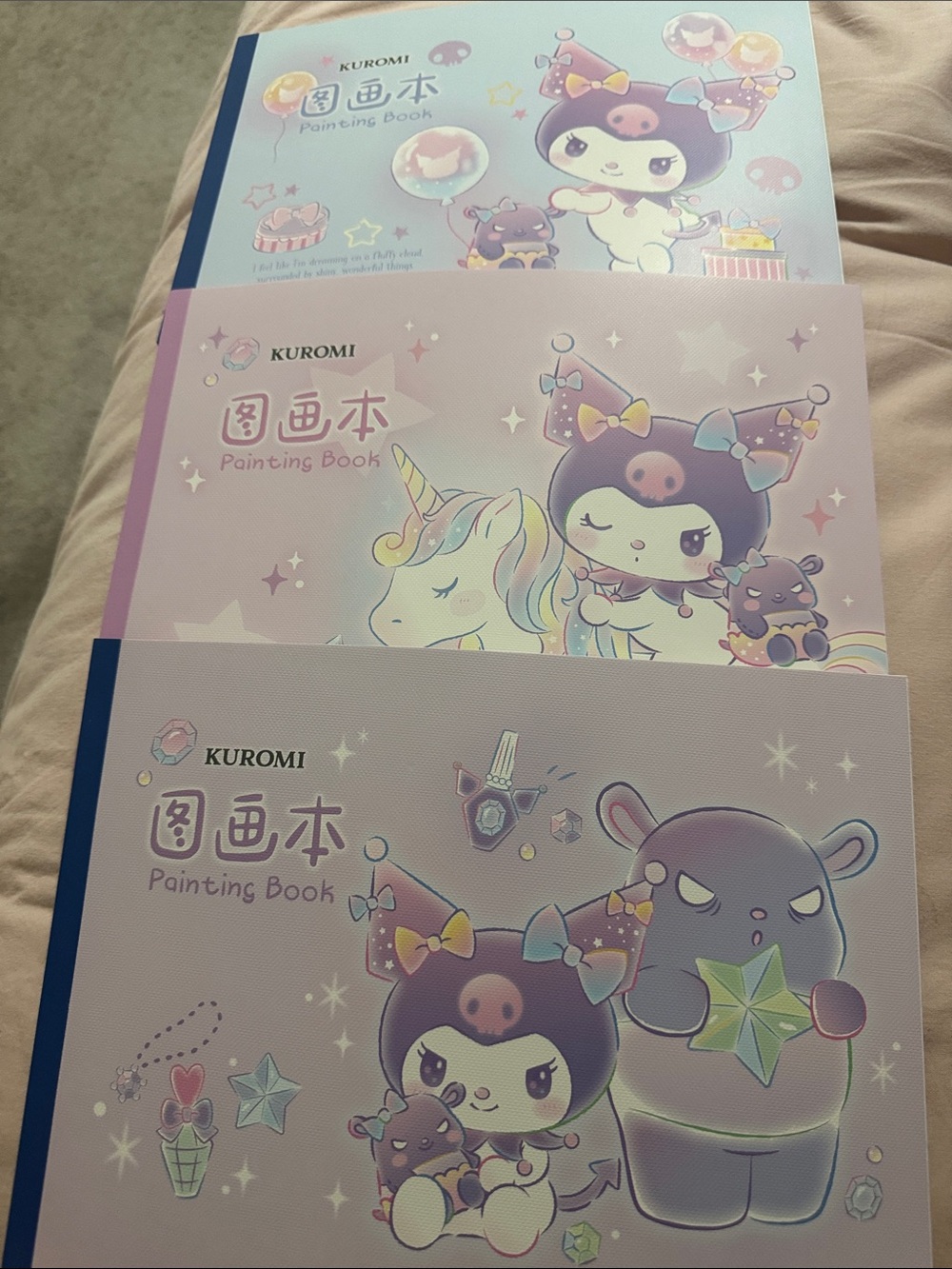 New 3 pack Kuromi Kids drawing Book -